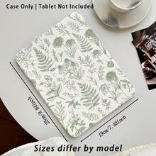 1 ốp bảo vệ máy tính bảng bằng acrylic trong suốt có chân đế, họa tiết lá và hoa nhiều màu sắc, tương thích với Honor Pad 8/9/10, Honor GT 11.5inch/X7/X8A/X9/X8Pro/X9Pro/V9/V8 Pro, MatePad SE 11inch/MatePad 11inch/11.5inch, MatePad Pro, cũng phù hợp với , Apple thế hệ thứ 10/11. - Nhiều màu - Xem 2