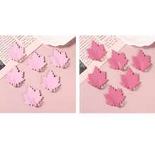 Butterfly-Shaped Decorative Wall Hooks In 1/3/5 Packs, No Drilling Required, Minimalist Style. Can Be Used To Hang Keychains, Coats, Towels, Hats, Jewelry, Umbrellas, Etc. Suitable For Living Rooms, Bedrooms, Offices - Pink - View 9