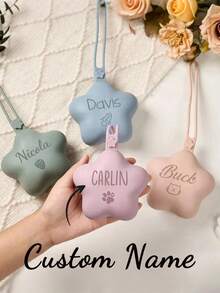 Customizable Name Pacifier Box, Personalized Pacifier Box, Customizable Essentials, Star Pacifier Storage Box, Newborn Gift, Travel Essential, Room Decor, Cartoon, Cute, Boy, Girl, Family, Children, Easter, Mother's Day - Multicolor - View 3