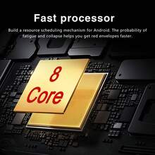 Qetupa Z50 10.1英寸安卓15平板电脑，MTK8788八核2.0GHz处理器，4GB RAM + 64GB ROM或8GB RAM + 128GB/256GB ROM（支持最高1TB SD卡扩展），高清(1280x800) IPS触控屏，500万像素前置摄像头和1300万像素后置摄像头，6000mAh电池，支持802.11ax Wi-Fi 6、蓝牙5.2、GPS和Type-C充电。 - 黑色 - 查看 4
