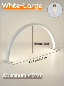 1 đèn LED hình trăng lưỡi liềm dùng nguồn USB, di động, thích hợp cho làm móng, nối mi, chiếu sáng hình xăm, thiết kế thời trang, chiếu sáng móng tay, quà tặng đèn bàn hiện đại - Một cỡ - Xem 17