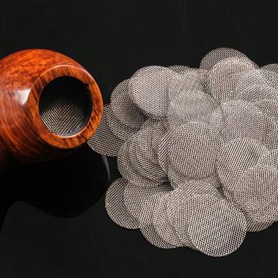 500pcs Pipe Metal Filter, Skilled In Filtering And Assisting Combustion, Ideal Cigarette Accessory