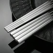 5双装316L不锈钢哑光筷子，高端防霉餐具礼盒套装 - 查看 6