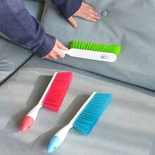Large Dusting Brush - Multi-Functional Carpet, Blanket, And Clothing Cleaning Brush, Bed Sweeping Broom, Household Sofa Crevice Cleaning Brush, Long-Handle Hard-Bristle Dusting Brush, Bedroom Sweeping Tool, Anti-Static Lint Brush, Non-Shedding Bed - Green - 查看 3