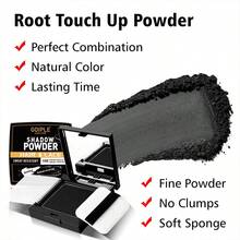 Goiple 12g Hairline Concealer Powder Gift Set With Brush And Foldable Eyebrow Brush, Waterproof Coverage For Gray Hair, Root Touch Up Hair Color, Instantly Covers Hairline And Facial Hair, Suitable For Thin Hair, Includes Mirror And Puff, Multi-Functional Makeup Tool, Suitable For Women's Birthday, Mother's Day Gift, Birthday Gift (0.42oz) - White - View 6