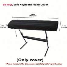 Piano Keyboard Cover, Durable Digital Piano Cover Suitable For Most 61/88 Key Electronic Keyboard Models, Designed To Protect Your Piano - Multicolor - View 7