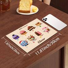 1pc Coffee Pattern Absorbent Drying Mat, Kitchen Decor Coffee Machine Mat, Handmade Coffee Pot Draining Pad, Kitchen Floor Mat, Dining Table Mat, Kitchen Counter Bowl Drying Mat, Breakfast Mat, Anti-Slip Heat-Resistant Draining Mat, Diatomite Draining Mat, Hides Stains, Super Absorbent Kitchen Mat, Easy To Clean Dish Rack Mat, Suitable For Kitchen, Dining Table, Coffee Shop, Bar, Holiday, Party, Home Decor, Holiday Gift - Multicolor - View 21