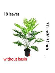 Bộ 2 cây giả, cao 60-125cm, bao gồm cây cọ giả, lá cọ nhiệt đới và cây thân cao. Lá Monstera bằng nhựa trông như thật, thích hợp để trang trí nhà cửa, nhà bếp, ngoài trời và văn phòng trong nhà. - Nhiều màu - Xem 19