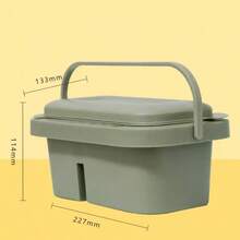 Cọ sơn Làm sạch Gầu múc Cọ sơn Giá đỡ Và Hộp trữ Với Bảng màu Đặc biệt Bộ công cụ - Xám - Xem 10