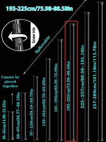 Barra de cortina extensible de acero inoxidable sin taladro, extra larga. Barra de cortina, barra colgante de armario, barra retráctil, secadora, barra de soporte, barra de almacenamiento de utensilios de cocina, barra de tensión, barra colgante de espátula, barra colgante de cucharas, barra colgante de tabla de cortar, barra colgante de toallas de cocina, barra colgante de batidores, barra colgante de cucharones, sin necesidad de taladrar, material de acero inoxidable, fácil instalación, sin adhesivo necesario, adecuado para armario, baño, ventana - Multicolor - Ver 16