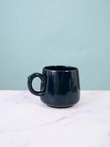 1个创意陶瓷拉花咖啡杯，个性化手柄办公杯，复古家用水杯，浪漫情侣杯，早餐杯，情侣漱口杯，酒店前台水杯，毕业派对杯，礼品 - 彩色 - 查看 6