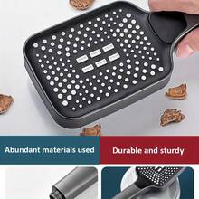 3 Gear Pressurized Shower Head With 1.5m Hose. Silicone Nozzles Anti Clog. Soft Mixed Pulse Sprays Universal Bathroom Shower Accessory. - 1 Black Showerhead+1 1.5m Water Pipe - View 9