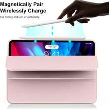 1pc Silicone Soft Case/Full Edge Protection/Honeycomb Texture Cooling/Protective Cover, Suitable Compatible With Ipad (10th Gen)/ 11 1A16 (2025) - Pink - View 5