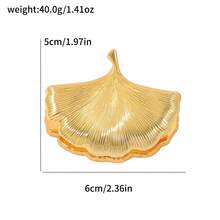 1 chiếc kẹp đánh dấu trang hình lá bạch quả bằng kim loại - Giá đỡ trang sách kiểu cổ điển, quà tặng cho người yêu sách. - SQ1149 - Xem 14