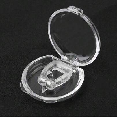 4pcs Silicone Anti-Snoring Nose Clip, Sleep Breathing Assistance Protective Gear For Men