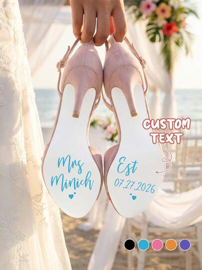 1/6/12 miếng dán giày cưới tùy chỉnh, chữ tùy chỉnh, nhãn dán "Ich Will" tùy chỉnh, nhãn dán giày cưới, nhãn dán giày cưới cá nhân hóa, "Mr And Mrs" tùy chỉnh, nhãn dán "Something Blue", nhãn dán giày cưới, nhãn dán giày cô dâu, phụ kiện ngày cưới