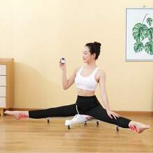 Leg Stretcher Leg Split Stretching Machine Leg Flexibility Training Equipment UK - Pink - View 2