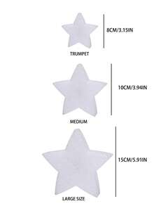 Star Shaped Handheld LED Light Decor, Suitable For Room, Holidays, Stage Performance, Christmas Decoration - White - View 4