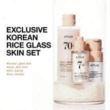 Auna Korean Rice Glass Skin 4-Step Routine | Moisturizing Rice Enzyme Cleanser, Brightening Serum & Milk Moisturizer – Korean Skincare For Hydrating & Radiant Skin - Korean Rice Glass Skin 3-Step Routine - 查看 7