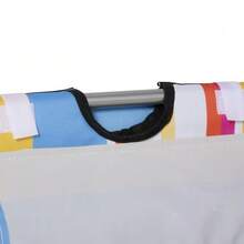 Beach Mat, Set Of 2, Foldable Beach Lounger With Headrest, 5-Level Height-Adjustable Beach Mattress With Carrying Bag, Steel, Multicoloured, 134 X 48 X 33-43 Cm - Multicolor - View 5