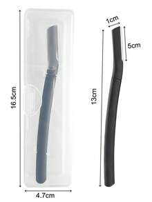 1 Set Electric Shaver, Beard Trimmer, Sideburn Trimmer, Styling Tool And Eyebrow Trimmer, Includes 6 Replaceable Heads, All In Plastic Case - Multicolor - View 6