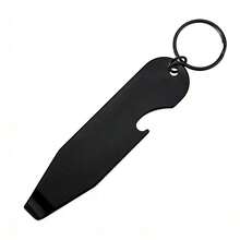 1pc Mini Bar-Shaped Stainless Steel Bottle Opener, Compact Beer & Can Opener - View 8