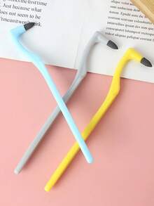 1 Set Manual Teeth Stain Remover And Polishing Kit - Home Dental Plaque Cleaner, Teeth Whitening, Alternative To Floss, Prevent Halitosis, No Power Needed, Suitable For Bathroom Use - Multicolor - View 2
