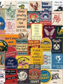 50pcs Retro American Inspirational Sticker Aesthetic PVC Laptop Sketchbook Stationery Decor Scrapbooking Supplies Stickers Scrapbook Supplies - 1 Set - View 12