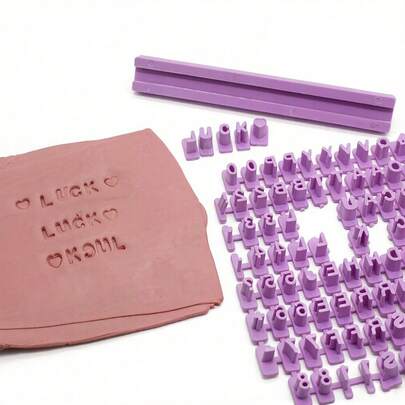 6-8毫米迷你字母印章，适用于软陶首饰DIY，可印制信息、品牌标志、文字，浮雕印章工具，美术用品，字母、数字、符号印章模具