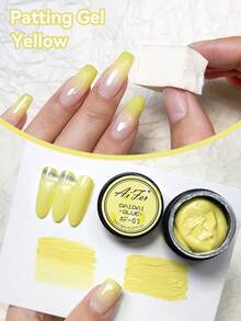 AiFer 1支 8毫升 拍打胶系列 高饱和度 流行半固态彩绘凝胶指甲油 艺术美甲沙龙专用 - 彩色 - 查看 4