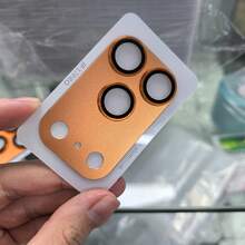Miếng dán bảo vệ ống kính camera điện thoại thông minh bằng hợp kim cho iPhone 17 Pro Max và 17 Pro, kính cường lực trong suốt, dẻo dai, chống trầy xước, phụ kiện bảo vệ ống kính camera, thiết kế thời trang, kính chất lượng cao, quà tặng mùa xuân. - Nhiều màu - Xem 3