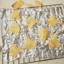 Ginkgo Leaf Cookie Cutter Set | Autumn Fall Leaf Baking Molds Create Realistic Fall Treats For Harvest Festivals, Thanksgiving Parties & Nature-Themed Gifting - View 6