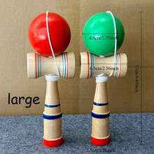 1pc Classic Wooden Sword Yo-Yo Toy, Traditional Handmade Balancing Skill Game Toy, Helps Improve Hand-Eye Coordination, Attention And Motor Skills, Suitable For Children, Teens And Adults Interactive Games, Great For Birthday Gifts, Classroom Rewards, Carnival Prizes, Party Favors, Christmas, Halloween, Easter, Thanksgiving Gifts, Stocking Stuffers - Multicolor - View 8