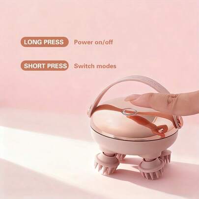 1pc Type-C Rechargeable Electric Massage Rope, Designed For Handheld Use, Ideal For Relieving Fatigue In Head And Body. Suitable As A Gift For Valentine's Day, Thanksgiving, Christmas, Father's Day, And Mother's Day. 900mAh