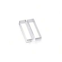 Bộ 1/2/5/10/20/50 chiếc giá đỡ acrylic, giá đỡ thẻ tên bằng acrylic trong suốt, giá đỡ bảng tên, giá trưng bày biển hiệu đám cưới bằng acrylic, thích hợp cho bàn ăn, đám cưới, thực đơn văn phòng, hội nghị. - 1 cái - Xem 2