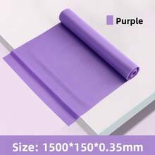 1 pieza Bandas de resistencia para fitness, estiramiento, yoga y ejercicios aeróbicos - Portátil, multifuncional - Multicolor - Ver 17