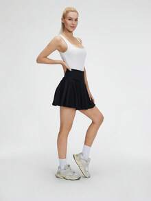 OKP 3PCS Workout Skirt With Side Pocket,Tennis Skirt,Skirt With Shorts Inside,Suitable For Yoga,Tennis, Sports And Casual Daily Wear,Summer Skirt Fashion Design,Valentine Outfits For Women - 彩色 - 查看 6