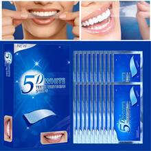5D-7 tiras blanqueadoras de dientes, limpieza profunda, aliento fresco, sabor a menta, cuidado oral diario - 5D-7 a 14 películas - Ver 2