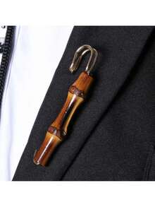 Bamboo Knot Shaped Brooch, Sirius Metal U-Shaped Fashion Brooch, European And American Korean Style - Multicolor - View 6