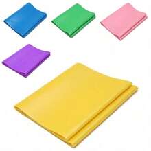 Elastic Resistance Bands, PVC Material, Suitable For Yoga, Squats, Glute Training, Fitness Exercises, Fits All Body Types (1500*150*0.35mm) - Multicolor - View 2