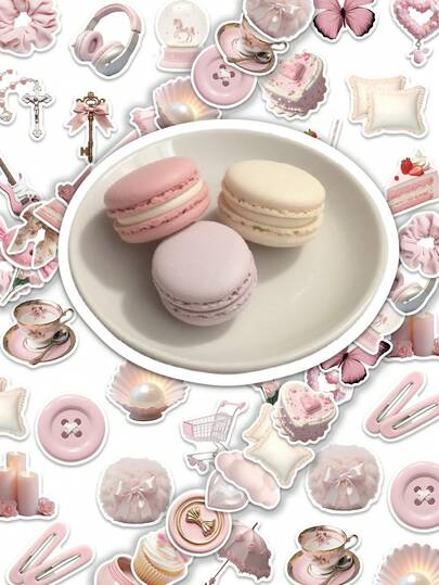 50张芭蕾舞主题贴纸 - 独特设计，适用于办公用品及配件，完美可用于车贴、书架、铅笔盒、记事本、头盔、自行车、笔记本等。用途广泛的装饰贴纸，成人理想之选，馈赠亲友的完美礼物。