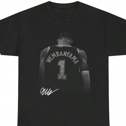 Victor Wembanyama San Antonio T Shirt Autograph Edition