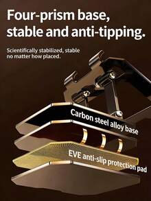 360°可调节笔记本电脑支架，全金属可折叠伸缩升降散热支架 - 查看 4