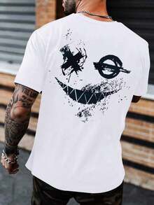 ChristmasManfinity Roughcore Men's-Shirt With Cartoon Graphic,Hot Item - 白色 - 查看 8