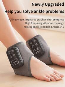 Foot Massager, Graphene Heated Foot & Ankle Wrap, Electric Heating Therapy Massager For Foot, Ankle, Wrist, Neck Joint, Warm Relief - Multicolor - View 6