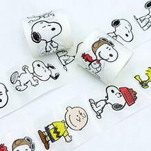 SNOOPY 1pc The 2026 New Popular Shaped Roll Up Sticker, With Cute And Attractive Appearance, Can Be Easily Filled! The Alien Design Is Extremely Innovative, With Fresh And Healing Patterns, Easy To Paste, And Versatile In Use. - Multicolor - View 3
