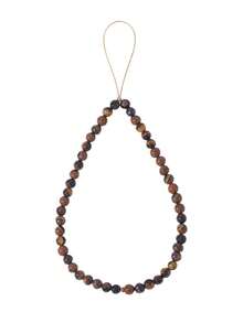 1Pc Natural Tiger Eye Stone Mobile Phone Chain,Mobile Phone Lanyard,Stretch Jewelry,Courage And Optimism,Ideal Gift For Friends - Multicolor - View 9