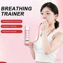 1Set Muscle Trainer Respiratory Trainer Stronger Lungs Lung Respirator Lungs Fitness Trainer Health Deep Breathing Trainer - Multicolor - View 2