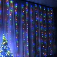LED Fairy Lights Curtain, (Warm White, White, Colorful), 8 Lighting Modes, USB Remote Control With Timer, Decor For Windows, Christmas, Wedding, Birthday, Home, Patio - USB Curtain Light String - View 14