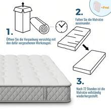 Upholstered Bed, Double Bed With Slatted Base, 140x200 Cm With Padded Frame And Headboard. In Green Velvet Fabric For Adults And Teenagers (With Mattress). - Green - View 8